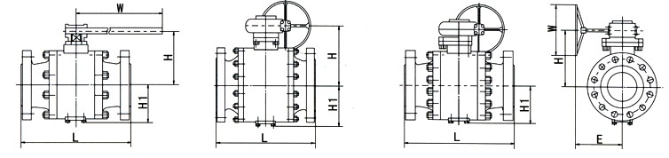 Forged Steel Trunnion Ball Valve